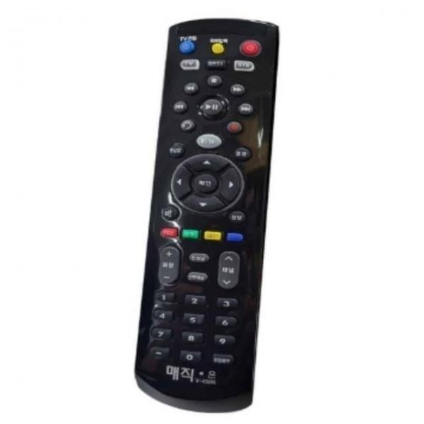 셋탑리모콘  통합리모콘 텔레비전리모컨 블랙 전TV