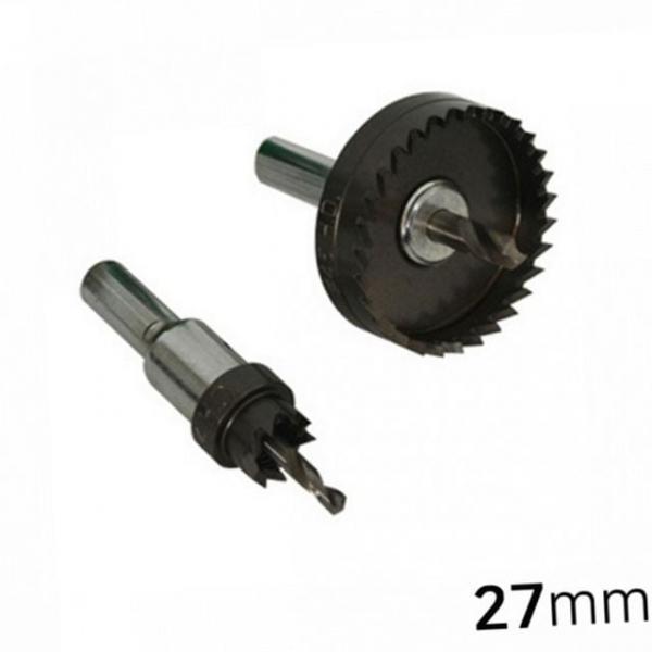 절삭 전기 홀 공구 27mm 커터 비트 다용도 목재 금속 구멍 뚫기 27mm 드릴용