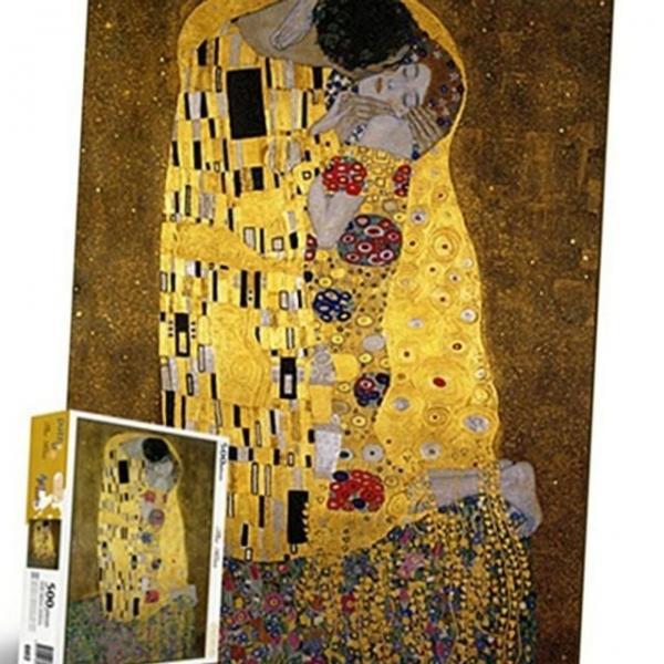퍼즐 작품 미술작품 집들이선물 인테리어 500조각 명화 클림트 조립식 퍼즐 직소 성인용 키스 액자용