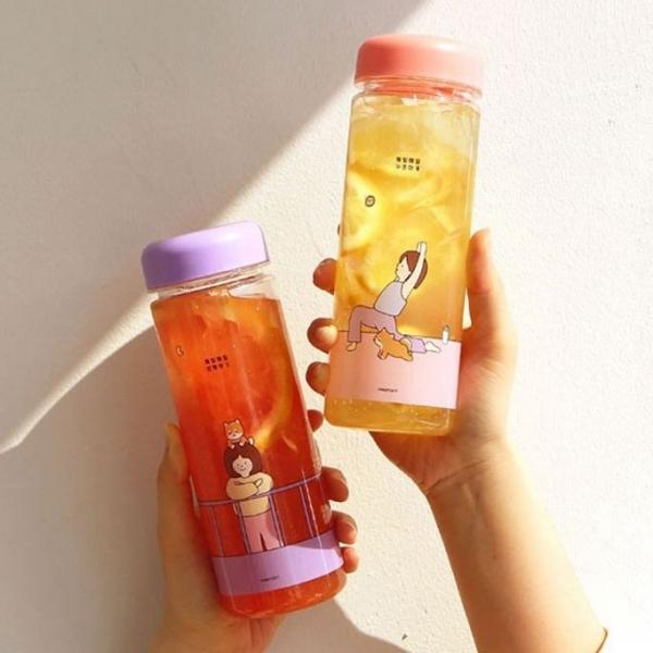 트라이탄 물병 보틀 텀블러 학생 산책 물병 500ml BR