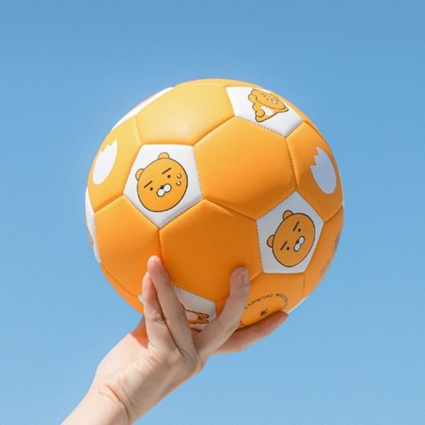 카카오프렌즈 어린이 학생 스포츠 캐릭터 라이언 축구공 4호