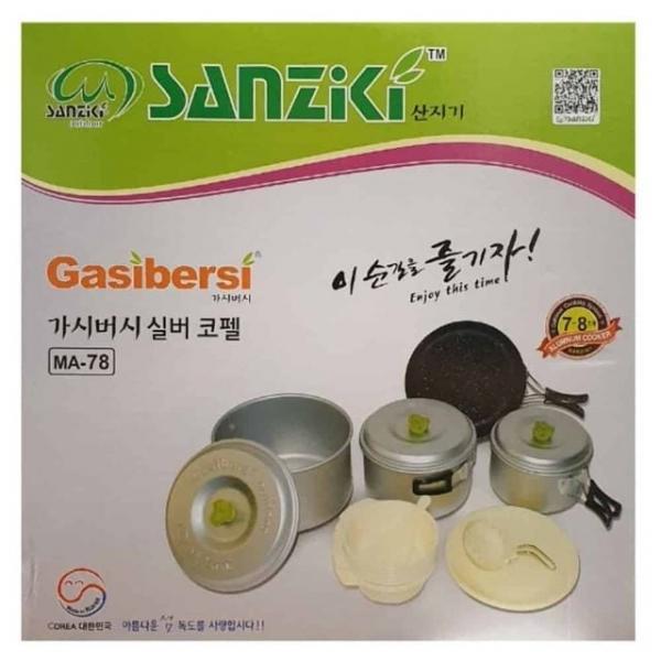 8인용 캠핑 실버코펠세트 코펠냄비 캠핑용냄비