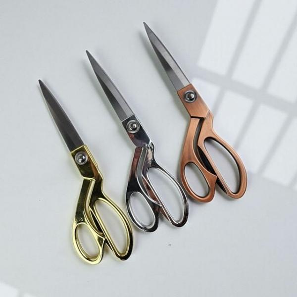 금장 스텐 은장 재단 가위 24cm 커팅 봉제 원단 사