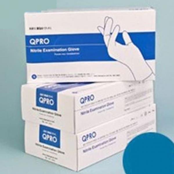 케이엠 (QPRO) 뽑아쓰는 니트릴 장갑 (BOX)