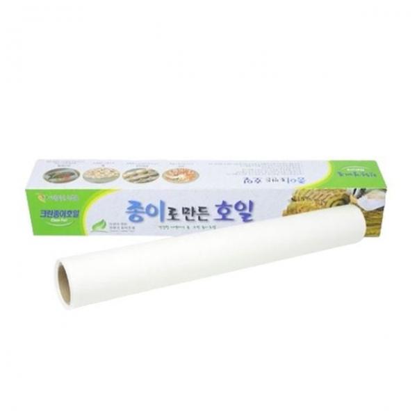 크린 종이호일 주방 기름종이 에어프라이어 오븐 유산지 33cmX20m