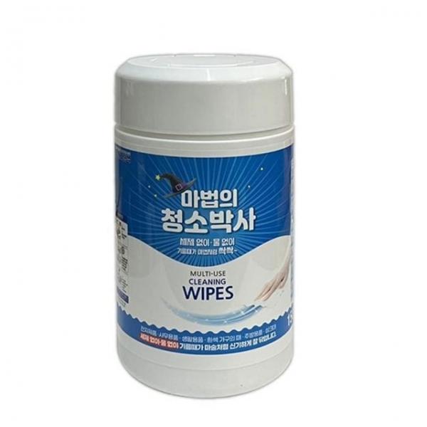 다용도 세정티슈 기름때 찌든때 청소티슈 만능 크리너 원통형 150매입