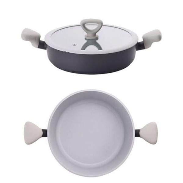 키친플라워 인덕션 전골냄비 국 찌개 가정 양수 IH 냄비 24cm