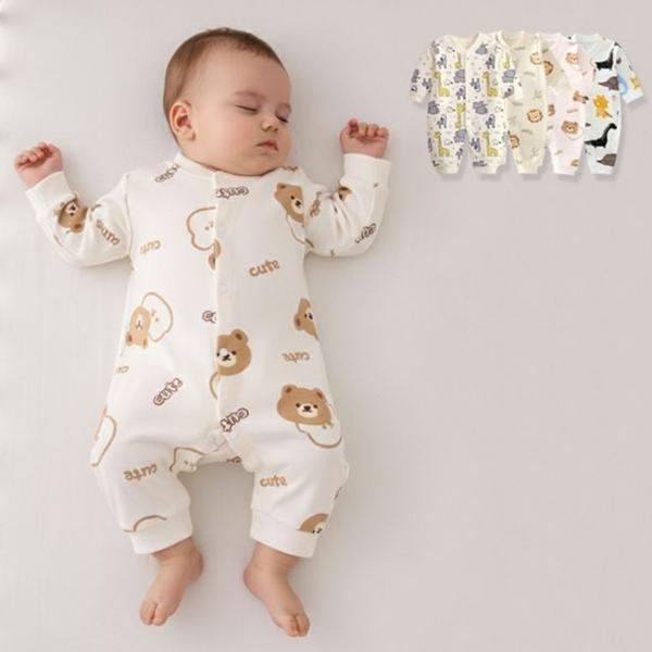 사파리홈 남아여아 내의 실내 긴팔 우주복 206054