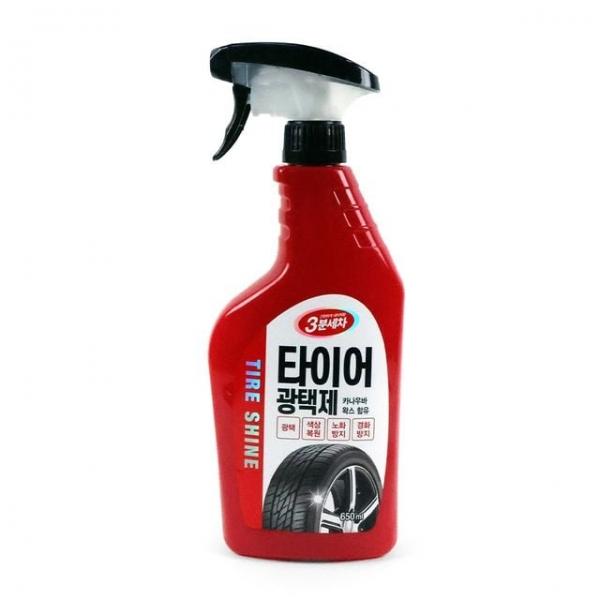 3분세차 타이어광택제 650ml 438763
