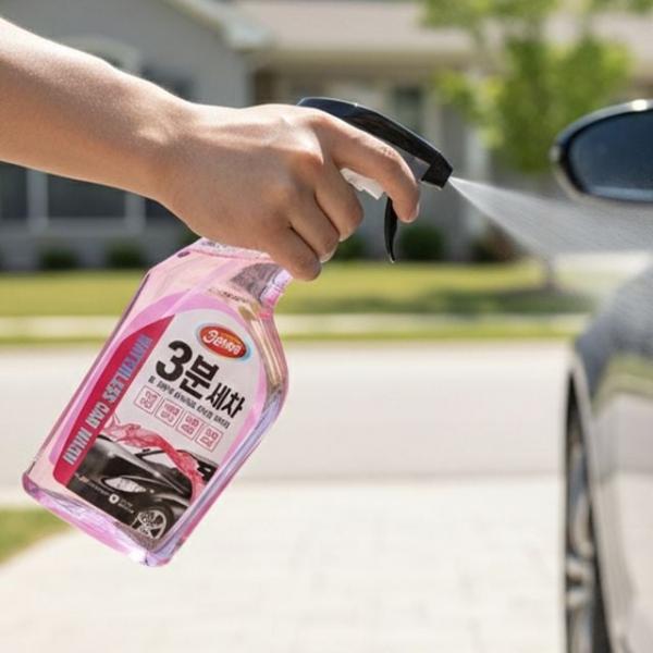 438762 3분세차 물없이 간편 세차액 650ml