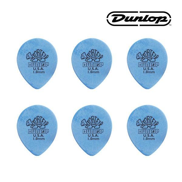 세트(6) 던롭피크 톨텍스 티어드롭 1.0mm Dunlop Pick