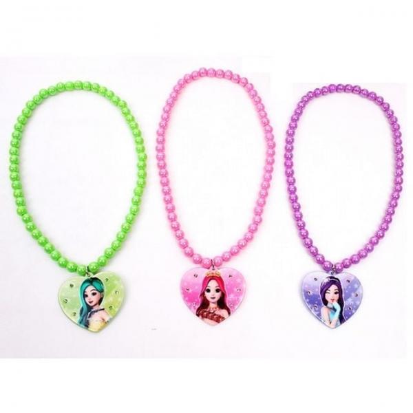 bns 시크릿쥬쥬 별의여신 큐빅 하트목걸이 악세사리