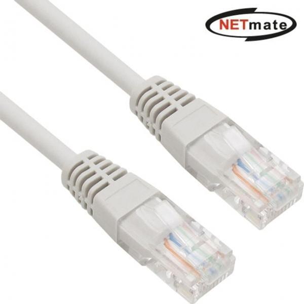 Netmate CAT.5e UTP 이더넷 랜 케이블(그레이) 25M