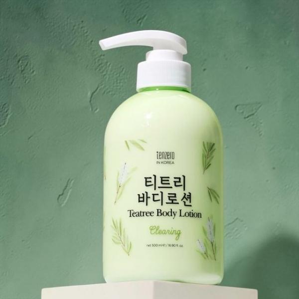 바디로션 텐제로 클리어링 티트리 고보습케어 로션 대용량보디로션 보습로션