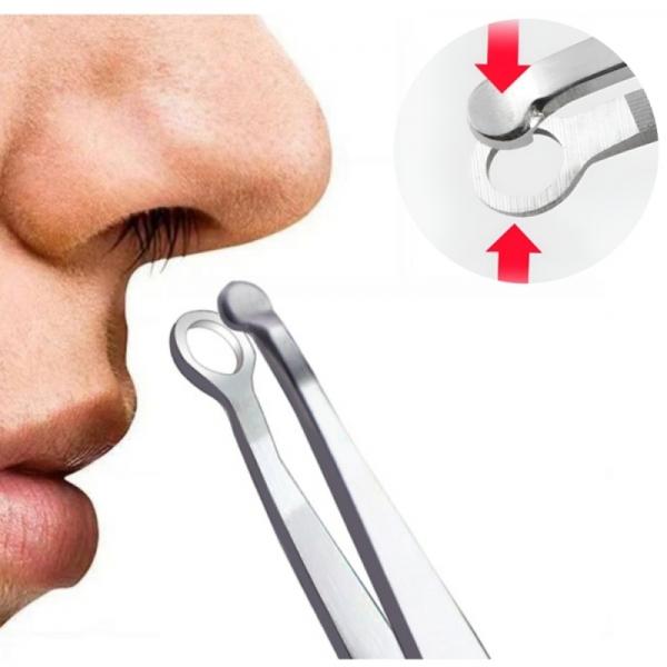 둥근 콧털 제거기 정리 가위 코털 제거 수동 콧털정리기 남자 수동