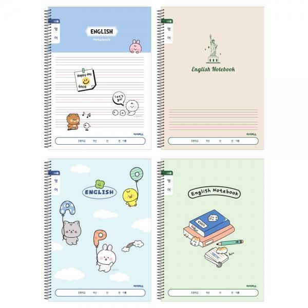 초등슬림영어 넓은칸 A (10개 1세트) (랜덤)