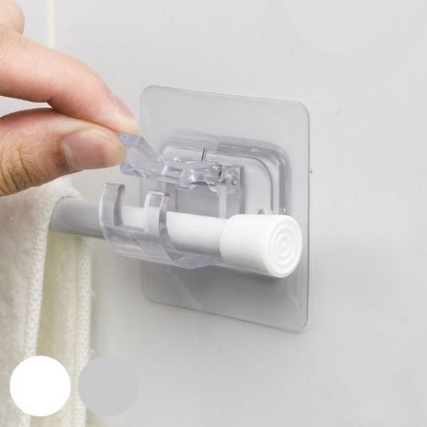 bns 무타공 압축봉 커튼봉 걸이 1개(색상 택1)