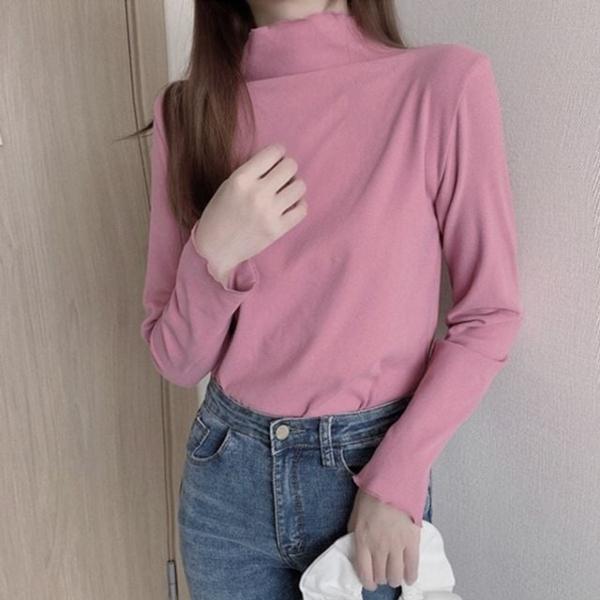 데일리핏 7색상 보온 반목 긴팔티