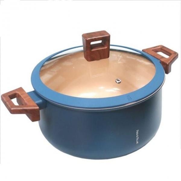24cm 냄비 IH 나리히라 인덕션 찌개 양수 블루