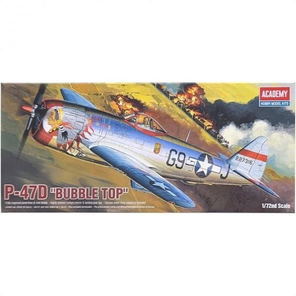 조립 P-47D 피규어 전투기 버블탑 아카데미과학