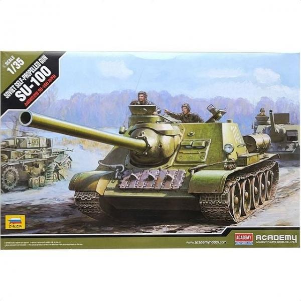 자주포 SU-100 아카데미과학 피규어 프라모델 소련