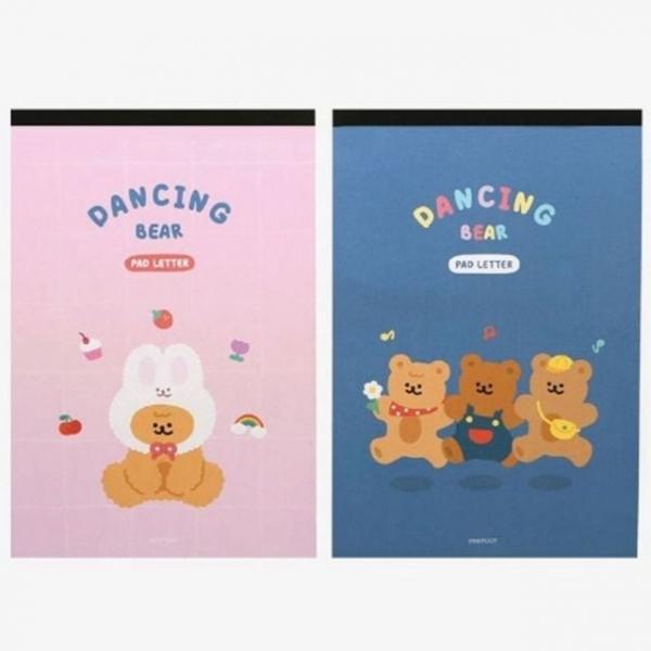 편지지 우편 카드 핑크풋 Q 랜덤 패드 생일 손편지