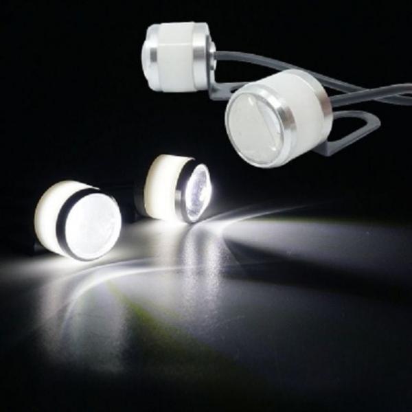 LED 튜닝 조명 싸이키 자동차 포인트 2개 화이트 램프
