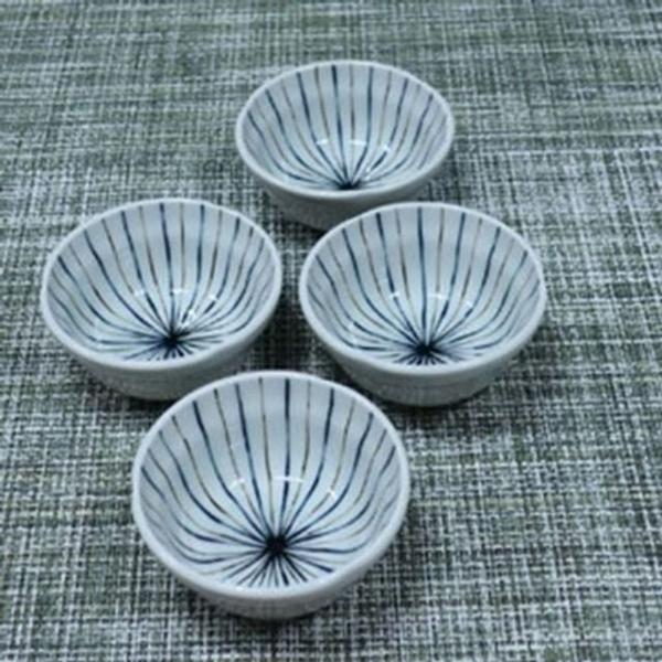 9.5cm 세트 라피네 도자기 4p 믹싱볼 그릇 접시