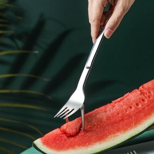 포크 수박포크 잘라서 바로먹는 수박커팅