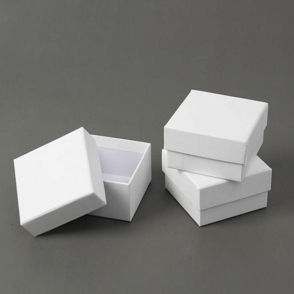 선물포장박스 선물케이스 스페셜 모던 선물상자 3p세트 화이트 (9.5x9.5cm)