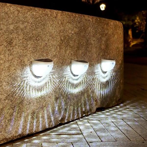 솔라가든 LED 오로라 태양광 벽부등 백색 화이트
