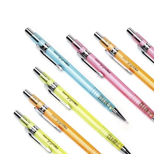 필기구 샤프펜 제도샤프 PRO 12개입 형광혼합 (0.5mm)