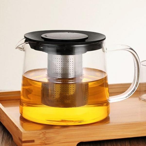 원포어 내열유리 유리차포트 차망주전자 유리티포트 (1.5L)