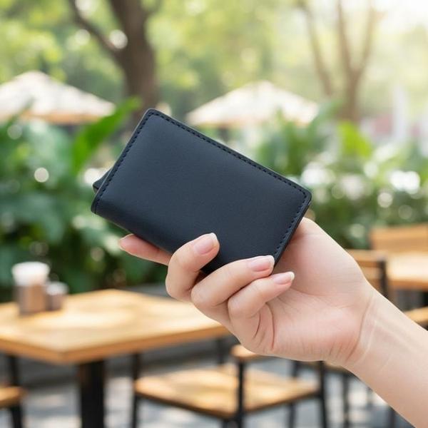 어반락 RFID 차단 슬라이드카드지갑 안티스키밍 카드케이스 팝업지갑 (네이비)
