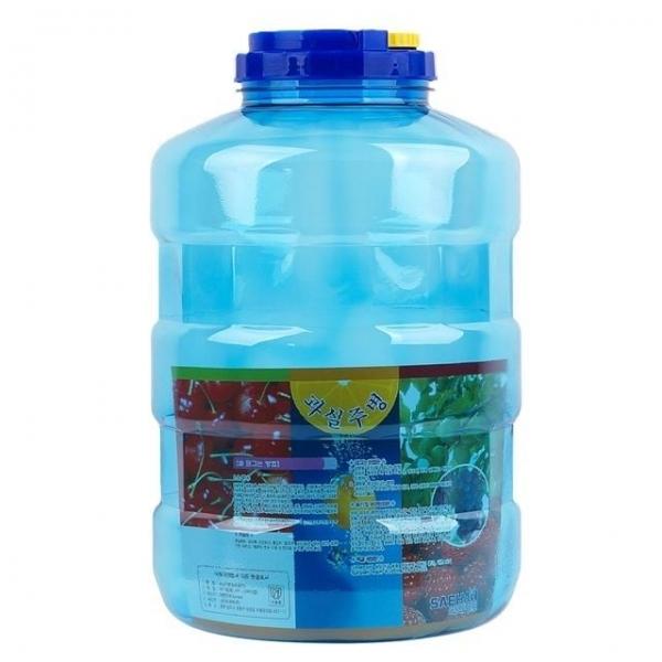 PET 과실주통 25L 담금주 가벼운 플라스틱용기 거름망 뚜껑 핸들형 매실청 과일주
