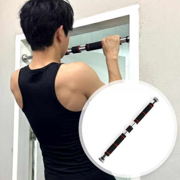 방문 문틈 턱걸이 철봉바 단축 60-100cm