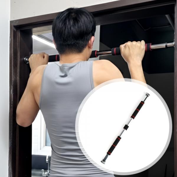 방문 문틈 턱걸이 철봉바 장축 80-130cm