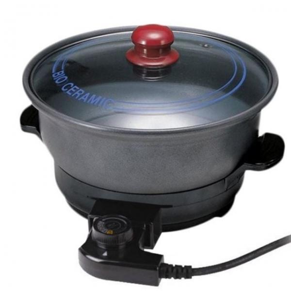 초강력 코팅 파티 쿠커 다용도 유선 코드 전기 냄비