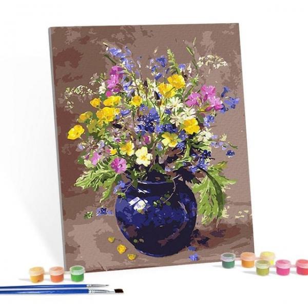 DIY 명화 생기있는 화병 40X50 캔버스 그림그리기 페인팅