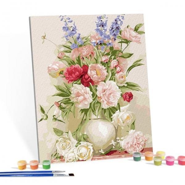 DIY 명화 단아한 화병 40X50 캔버스 그림그리기 페인팅