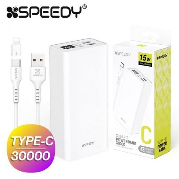 슬림핏 15W 고속 C타입 휴대용 보조배터리 30000