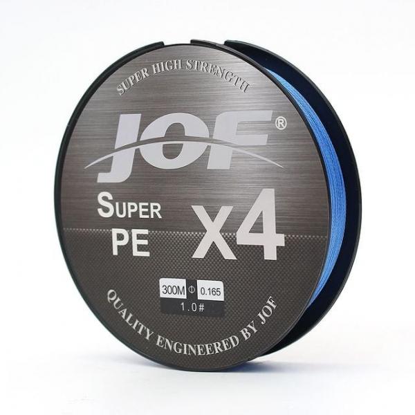 JOF 4합사라인 낚싯줄 PE 원투 PE합사라인 (300m) (1호) (블루)