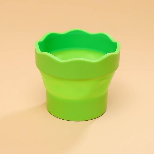 물통 자바라물통 접이식 지름 미술용품 수채용품 (지름9.5cm)