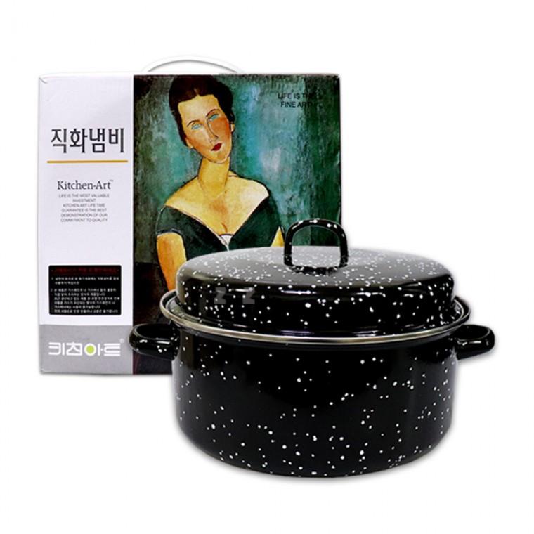 키친아트 직화냄비 26cm-J/직화구이/고구마냄비/찜기/냄비/주방용품/찜냄비/구이냄비