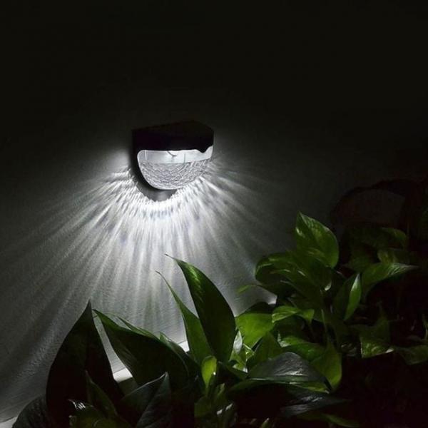 주 Tree 솔라가든 LED 오로라 태양광 벽부등 (백색) (블랙)