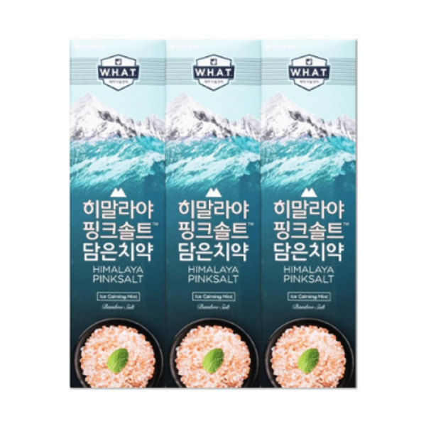[LG생활건강] 죽염 히말라야 핑크솔트 아이스 치약 100G*3