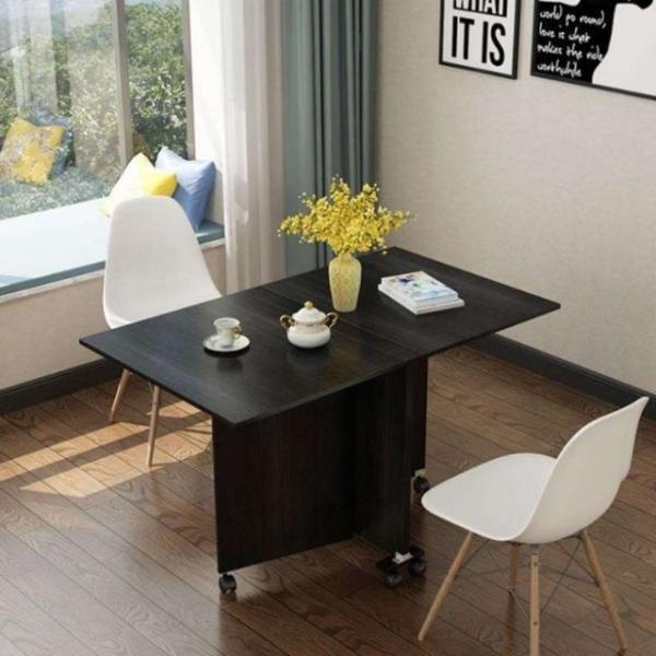 . ㈜Tree 접이식 이동형 식탁 (100cm) (블랙)