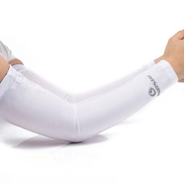 자전거 낚시 여름 쿨토시 팔토시 자외선차단 화이트