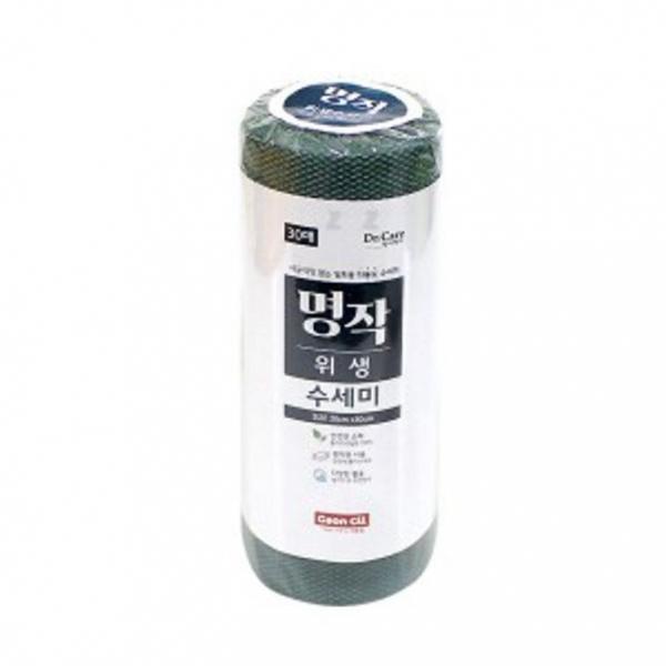일회용 수세미 청소 설거지 수세미 싱크대 걸레 30매