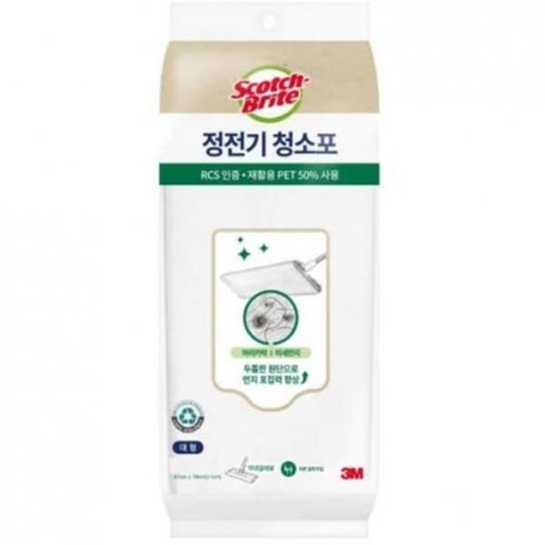 3M 정전기 청소포 먼지포 밀대 먼지 티슈 대형 30매입